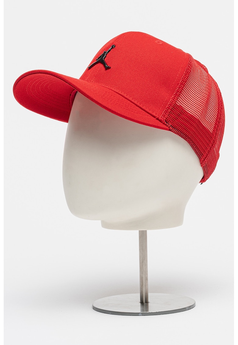 Sapca trucker cu logo - pentru baschet Jan Metal Jumpman - Rosu/Negru