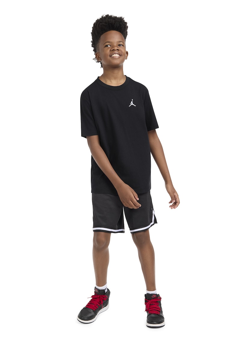 Tricou din amestec de bumbac - pentru baschet Jordan - Negru