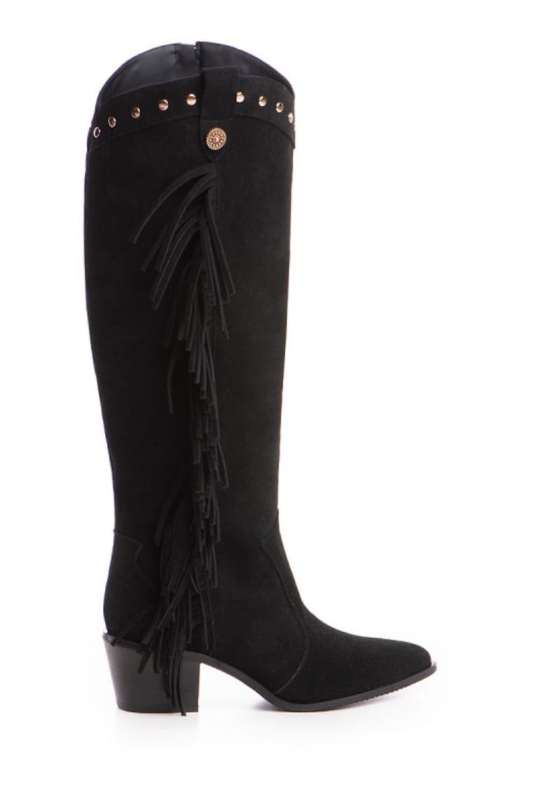 Ciocate dama Piele Naturala Negru Dakota