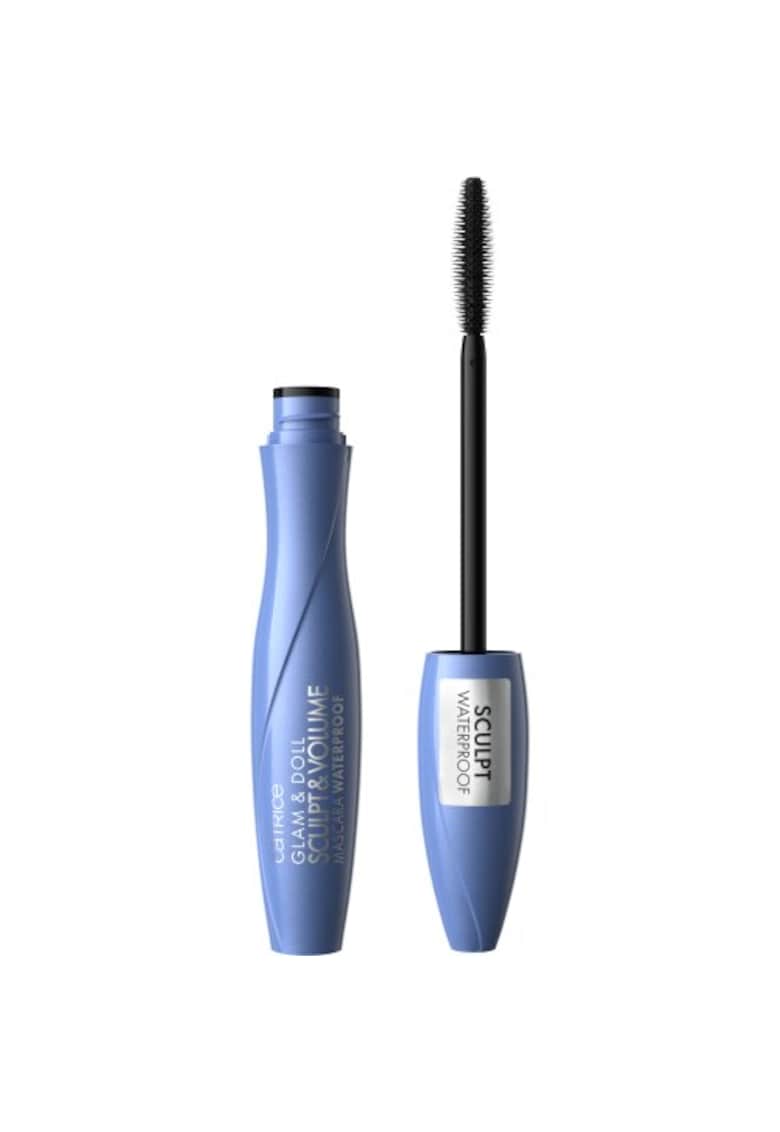 Mascara rezistenta la apa -Glam & Doll Sculpt & Volume 10 ml.