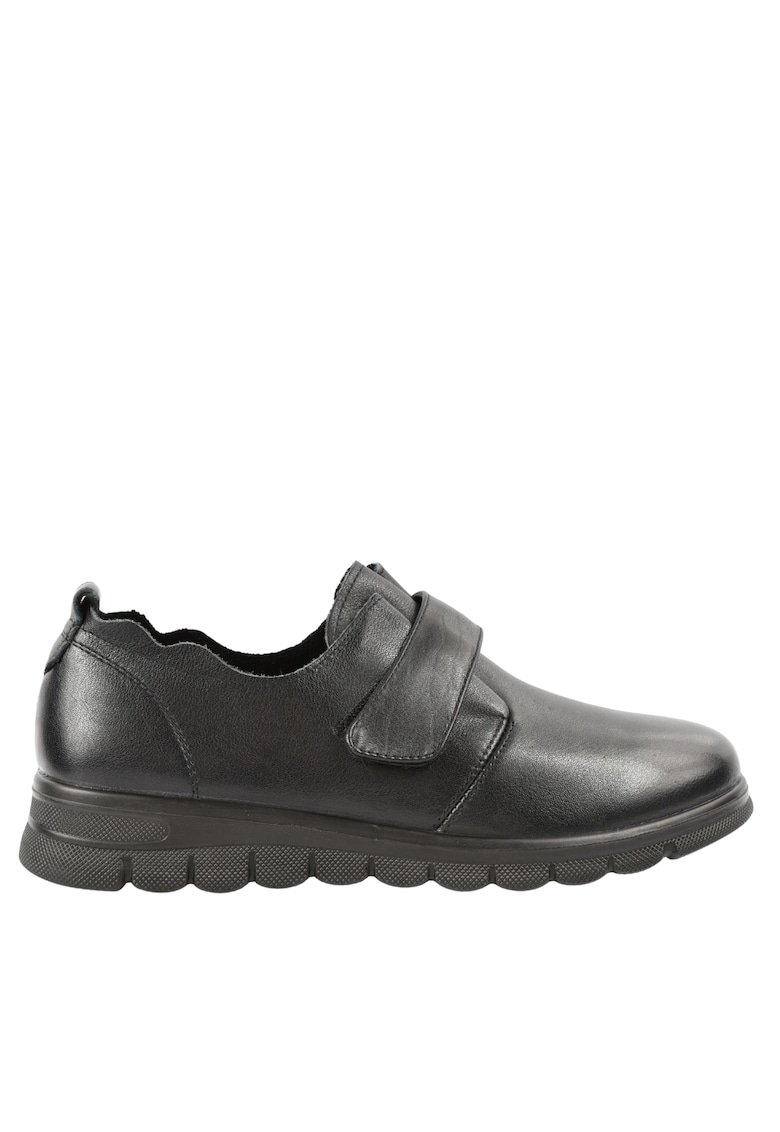 Pantofi casual - dama - 251074 negru - piele naturala - Negru