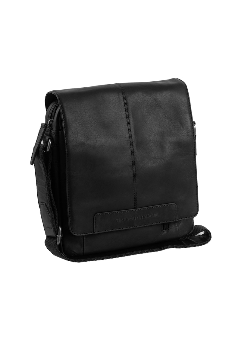 Geanta umar unisex piele naturala - 4.8 litri - Remy - - Negru