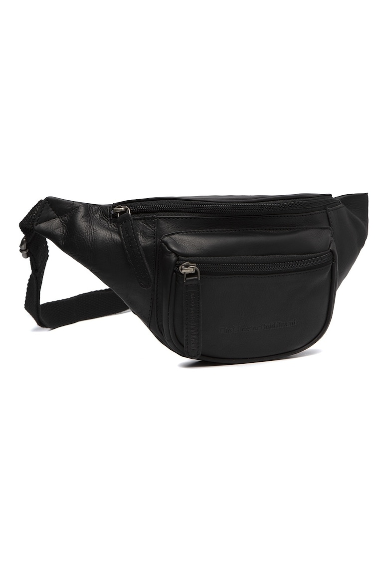 Borseta unisex piele naturala - 2 litri - Jack - - Negru