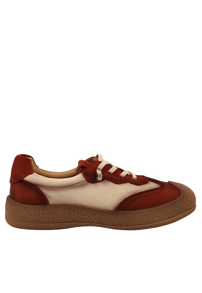 Tenisi dama - 65852 rosu - piele intoarsa - Rosu