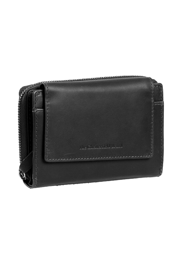 Portofel dama piele naturala - Ascot - - Negru