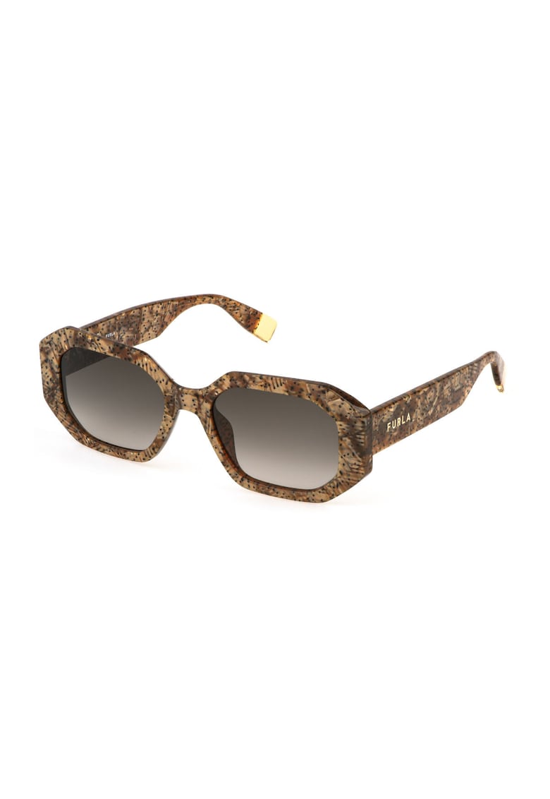 Ochelari de soare - SFU815-540V83 - culoare maro-gri - lentile ø 54 mm - protectie UV400 - material acetat - include carcasa de marca