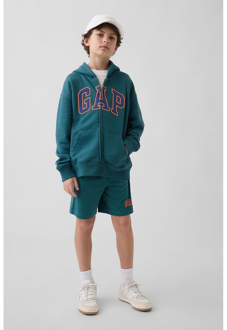 Pantaloni scurti cu logo - Verde persan