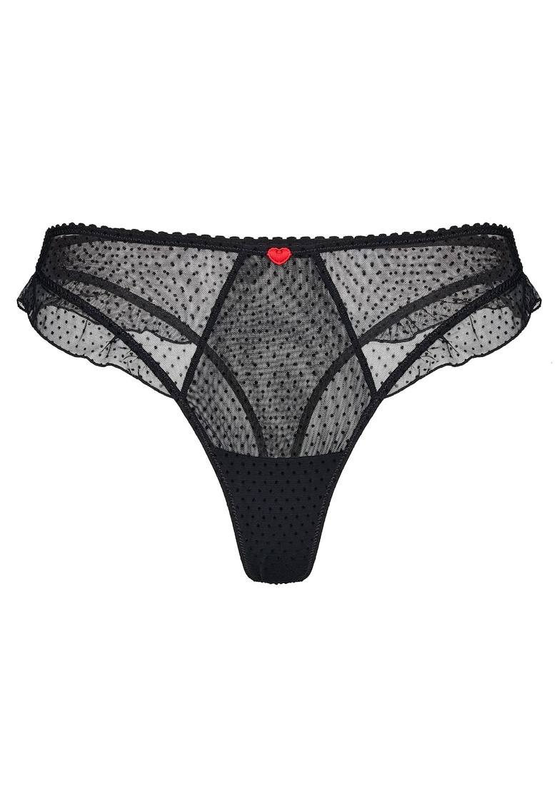 Chiloti tanga - Affection Bloovii - negru - Negru