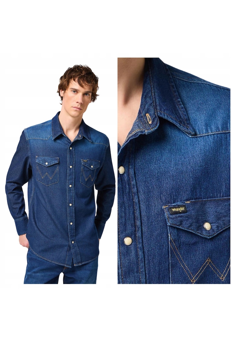 Camasa Barbati - Regular Fit - Maneci Lungi - Cu Nasturi - Design Clasic - Bumbac - Gri