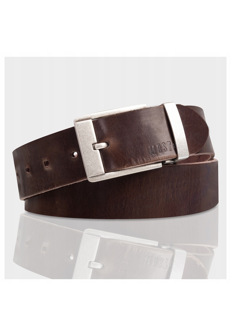 Curea Barbati - Piele Naturala - 105 cm - Maro
