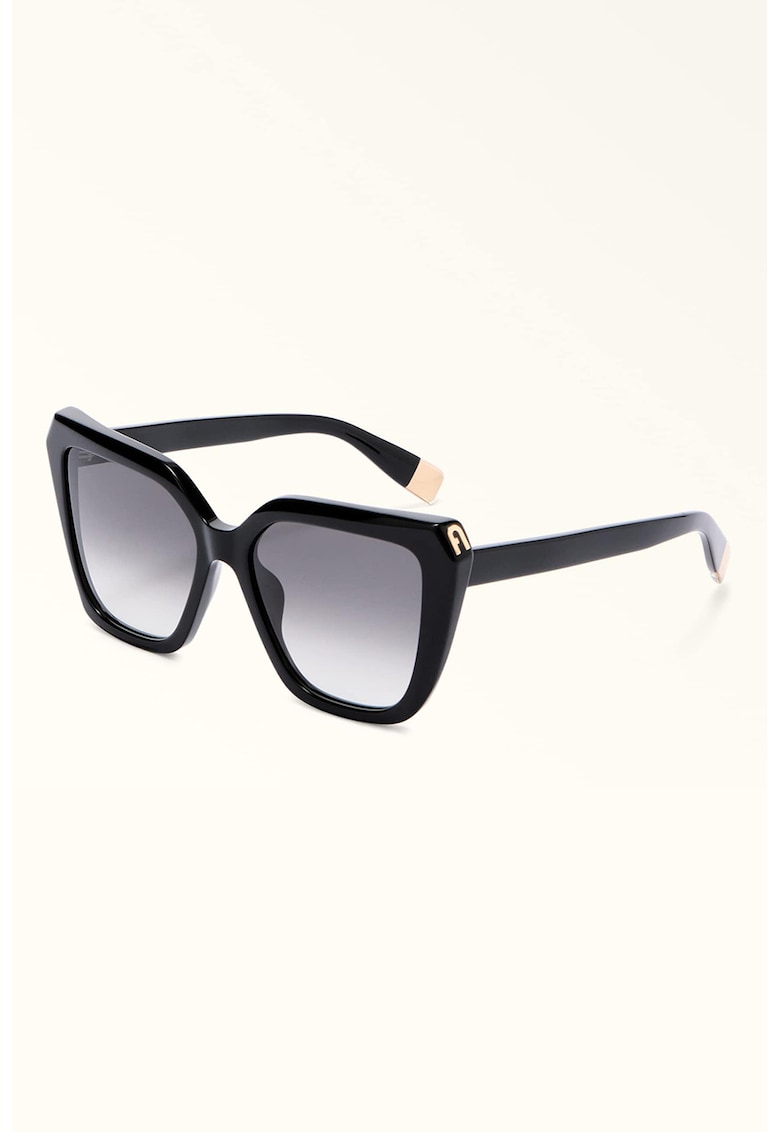 Ochelari de soare butterfly cu lentile in degrade - Auriu/Negru