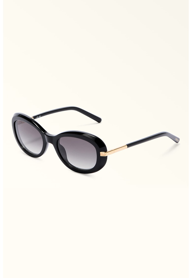 Ochelari de soare ovali - Auriu/Negru