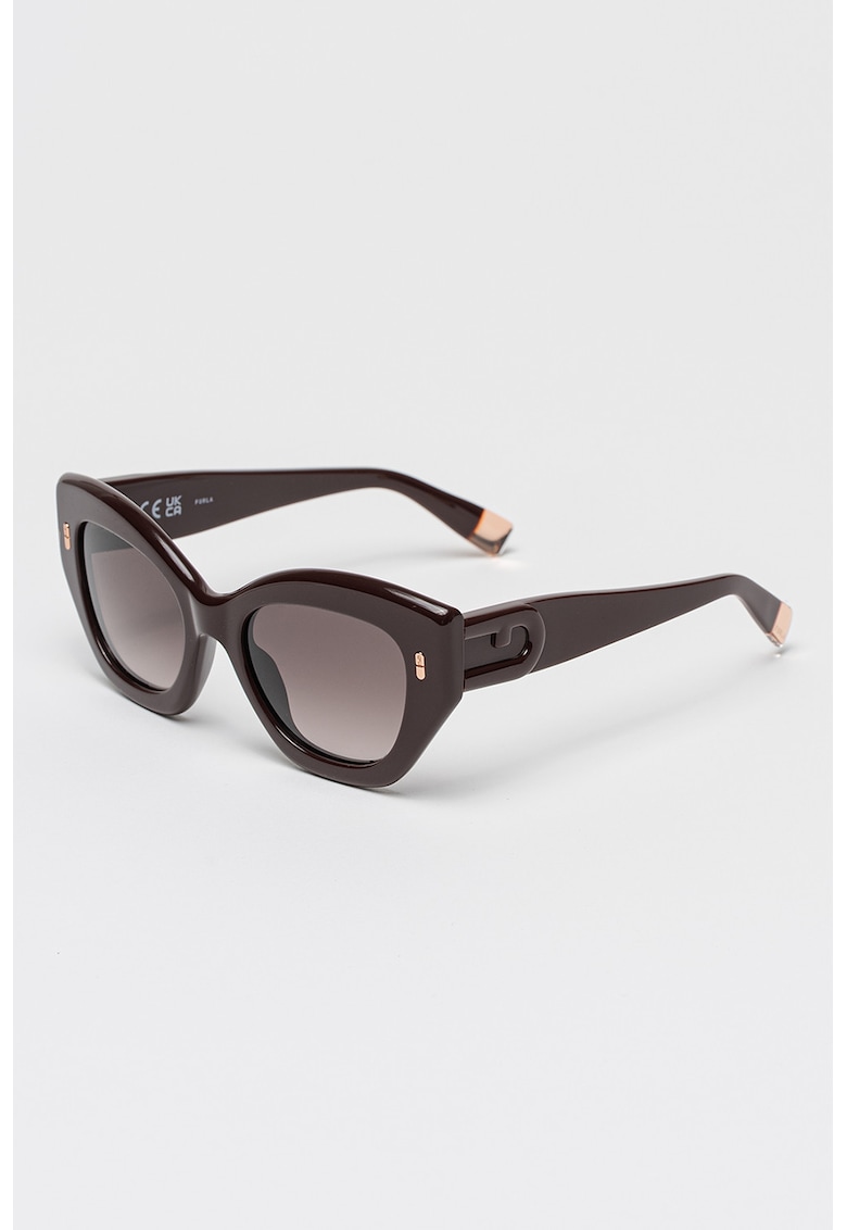 Ochelari de soare cat-eye - Violet pruna
