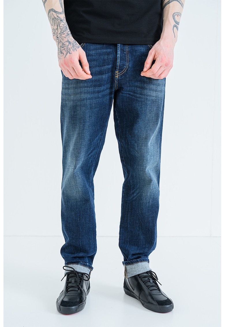 Blugi cu nasturi 1993 D-Vyl - Albastru inchis