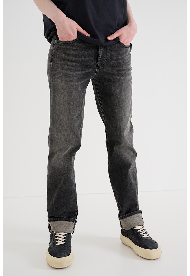 Blugi regular fit 1989 D-Mine - Negru stins