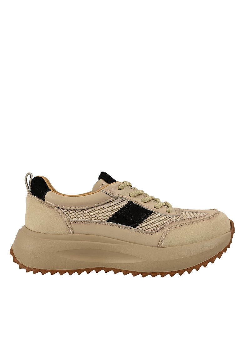 Pantofi sport - dama - 8263 bej - piele naturala - Bej