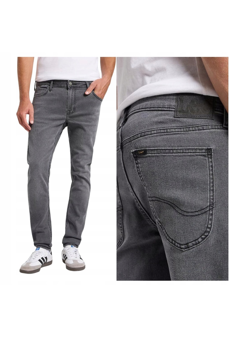 Blugi Malone Slim Fit Gri - Gri