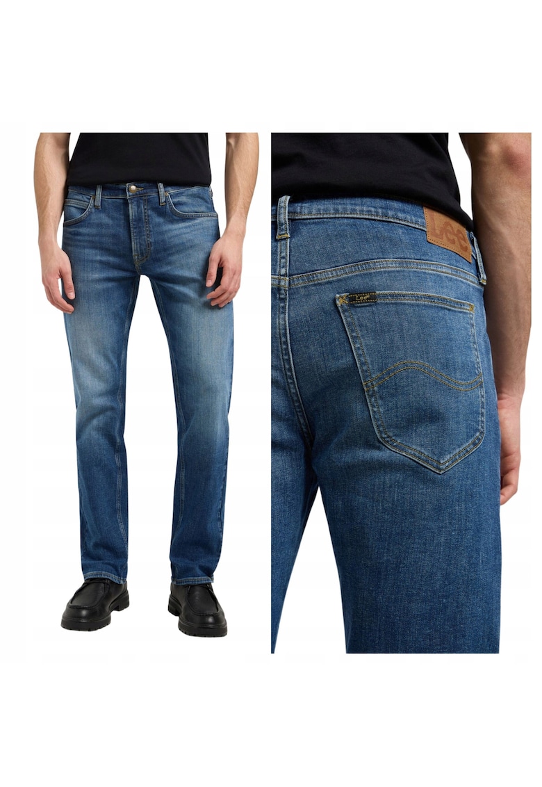 Blugi bărbați Daren Zip Fly - fit - albastru