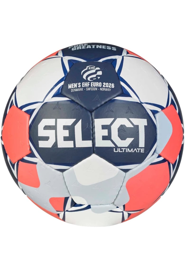 Minge handbal Ultimate EHF EURO 2026 -oficiala de joc - Portocaliu/Bleumarin