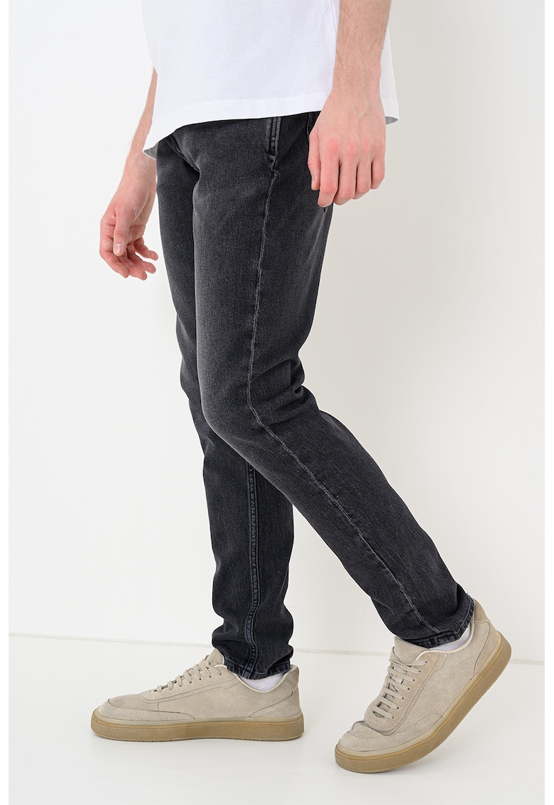 Blugi conici Spike - Negru