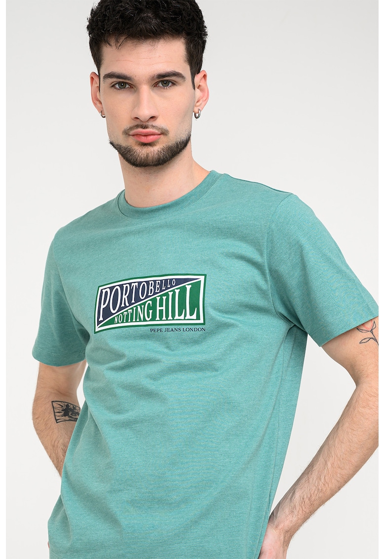 Tricou regular-fit cu imprimeu George - Verde