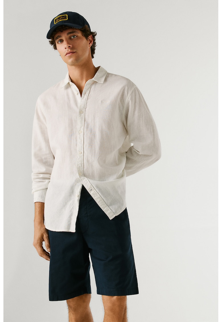 Bermude Chino cu croiala regular-fit - Albastru ultramarin