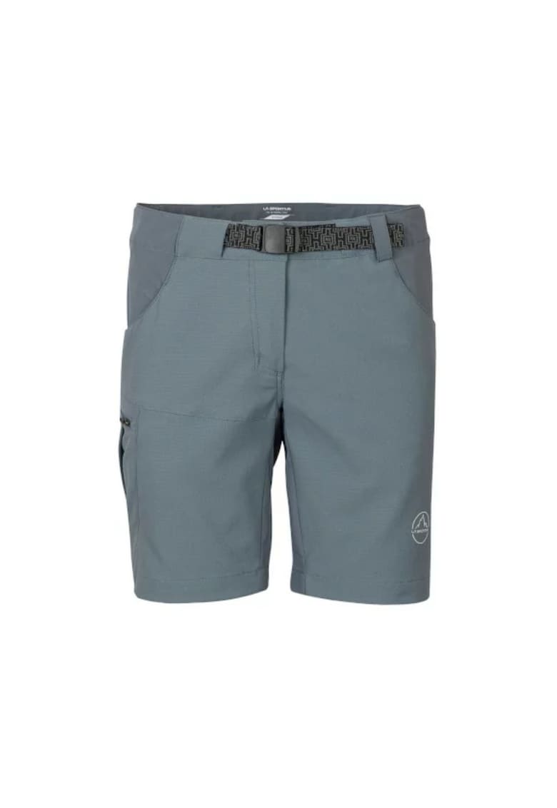 Pantaloni scurti alpinism dama Lischana - 3 buzunare - poliamida/elastan - gri