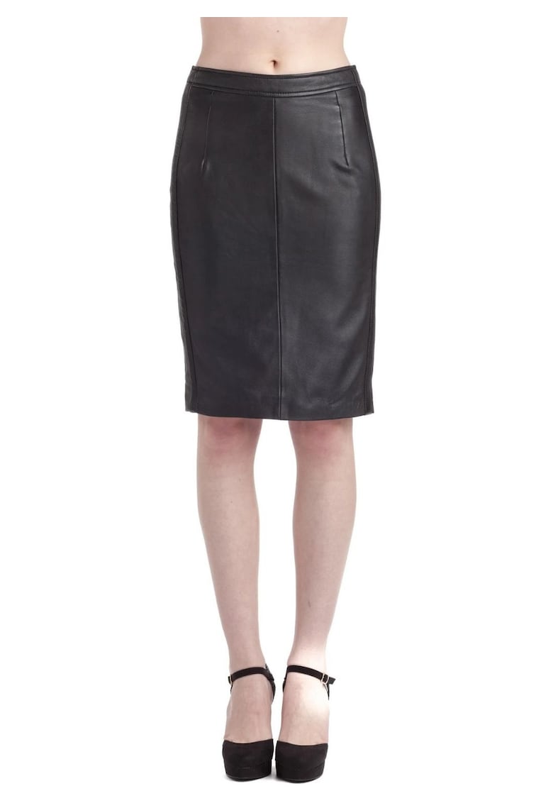 Fusta creion din piele naturala -