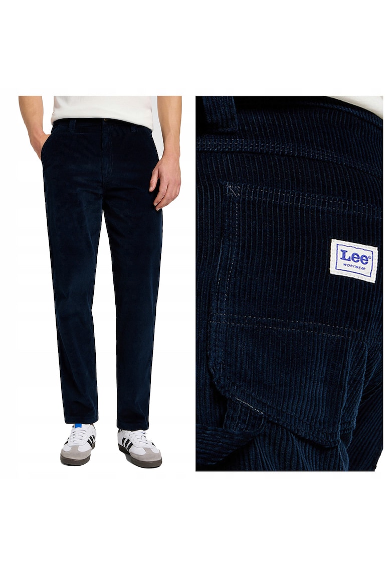 Pantaloni barbati - Carpenter - albastru - bumbac -