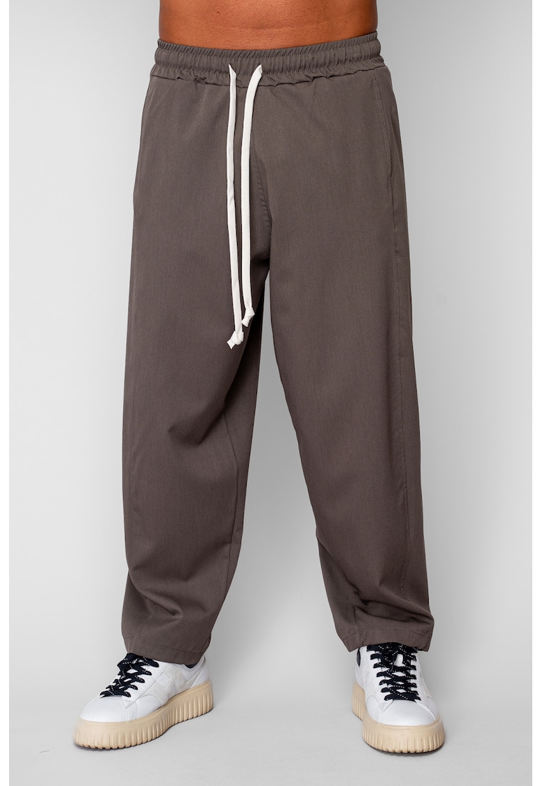 Pantaloni lungi drepti Oversized - Kaki
