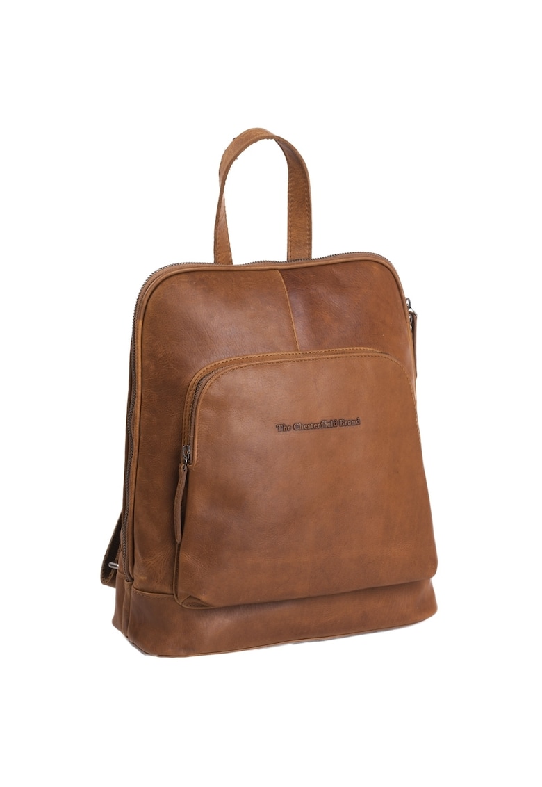 Rucsac dama piele naturala - 9.5 litri - Naomi - - Coniac