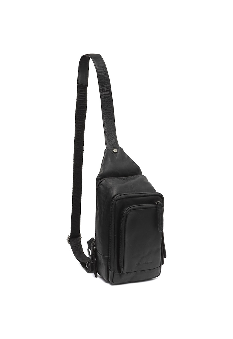 Geanta crossbody din piele naturala Riga - 1.9 L - Negru