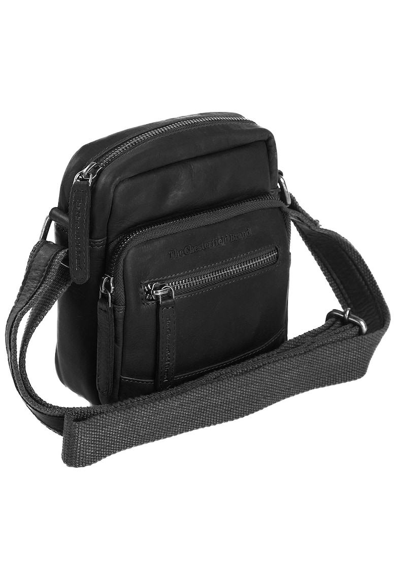 Geanta umar unisex piele naturala - 1.6 litri - Bremen - - Negru