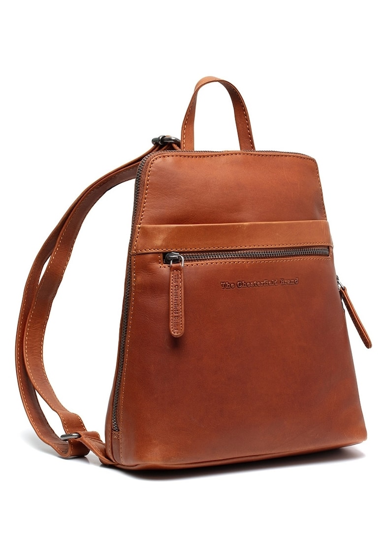 Rucsac unisex piele naturala - 7.3 litri - Linford - - Coniac
