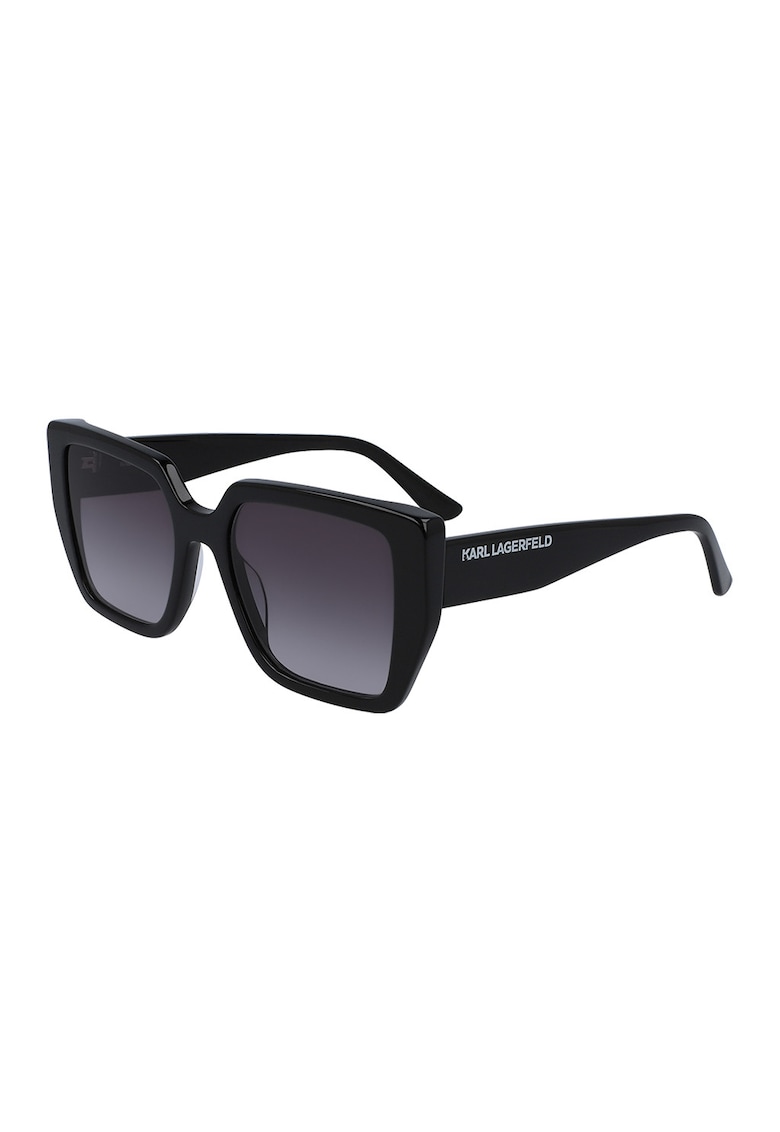 Ochelari de soare patrati cu lentile in degrade - Negru