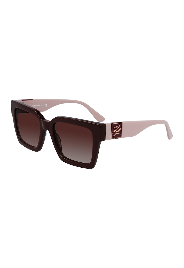 Ochelari de soare cu lentile in degrade - Roz pal