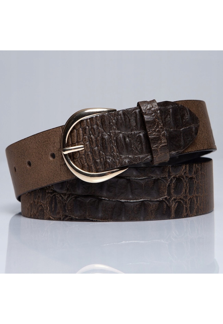 Curea barbati - 90 Cm - piele naturala - maro