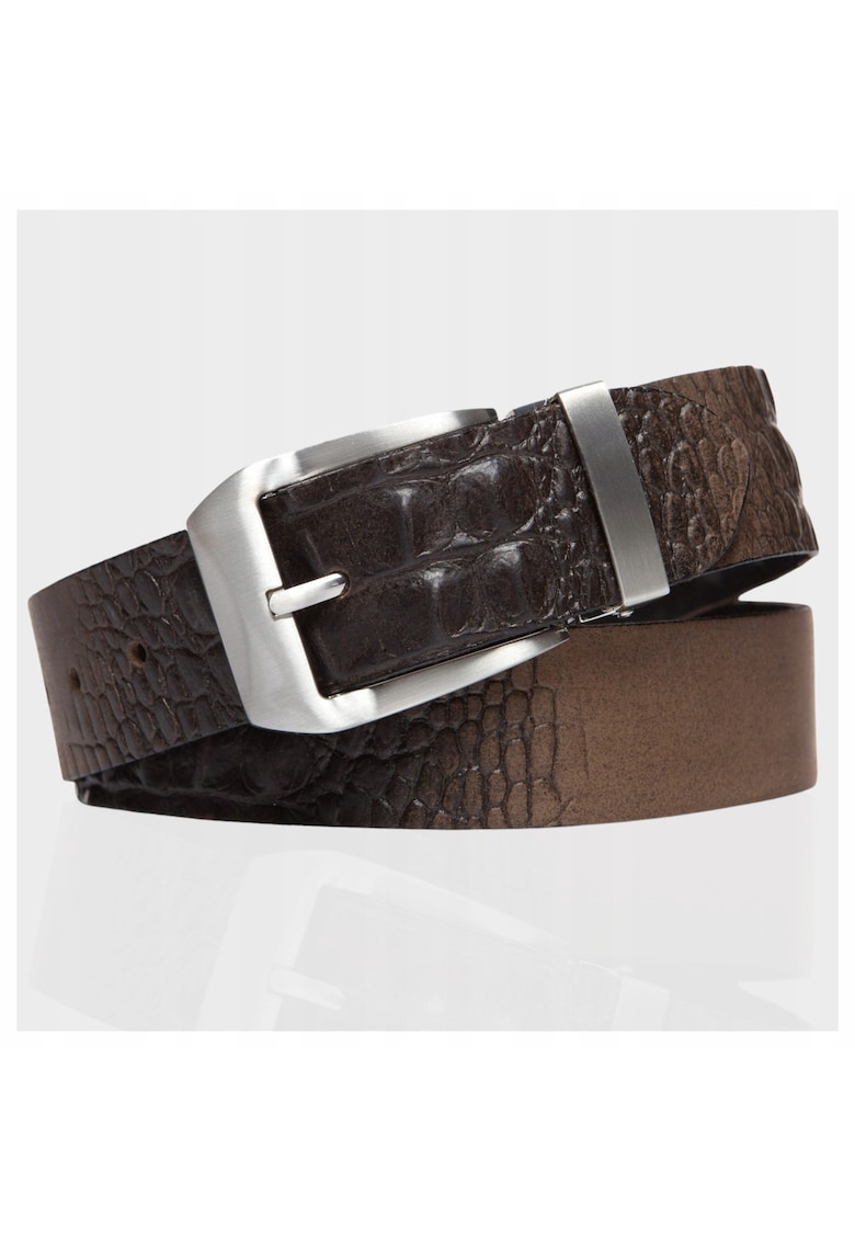 Curea barbati - 100% piele naturala - catarama metalica - 95 Cm - maro