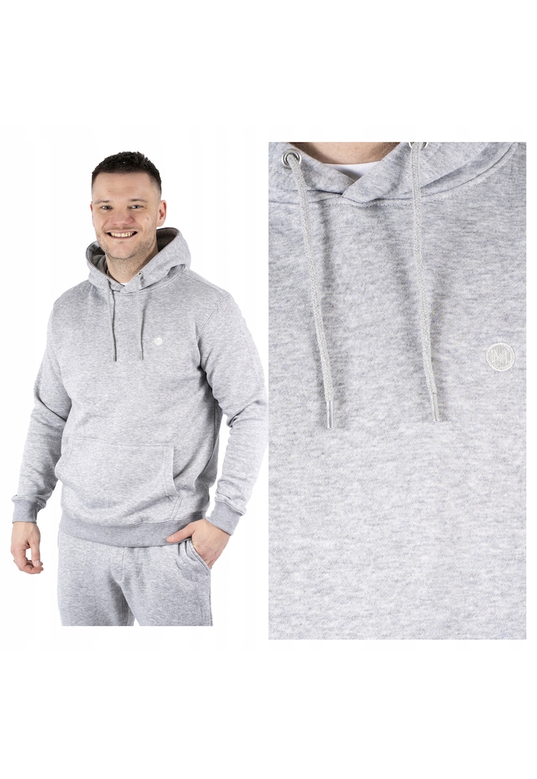 Hanorac barbati - Colin Hoodie - gri - bumbac -