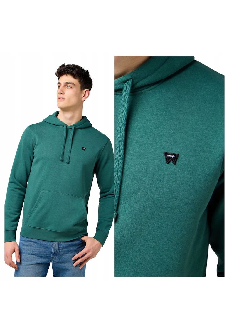 Hanorac barbati - Sign Off Hoodie - verde - Marime