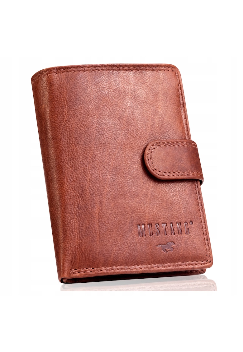 Portofel Barbati - Denimo High Wallet - piele naturala - brun - dimensiune universala