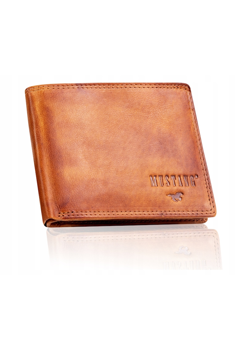 Portofel Barbati - Denimo High Wallet - Piele Naturala - Maro - Dimensiune Universala