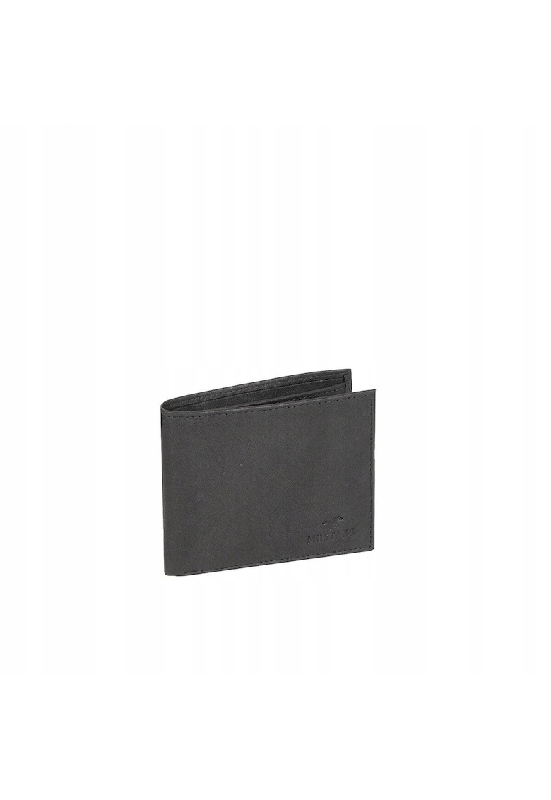 Portofel barbati - Como Wallet - piele naturala - negru - dimensiune universala