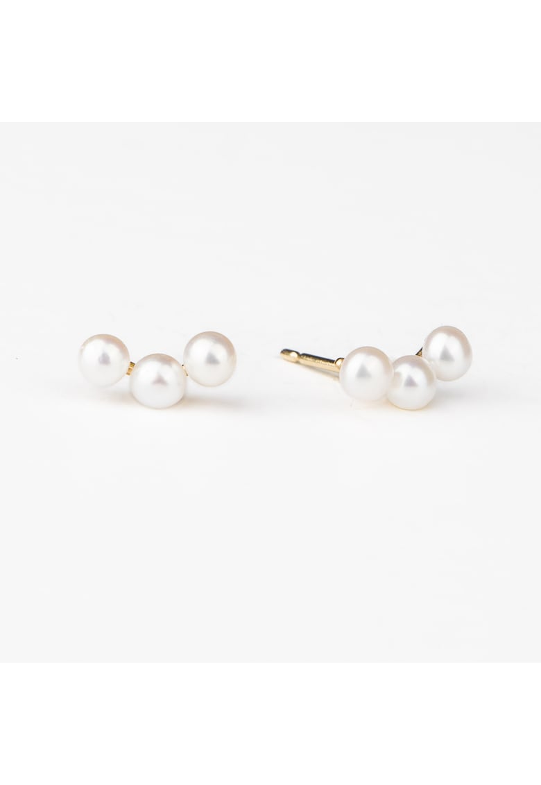 Cercei stud Aur 585 - 14K - perle naturale - Trina