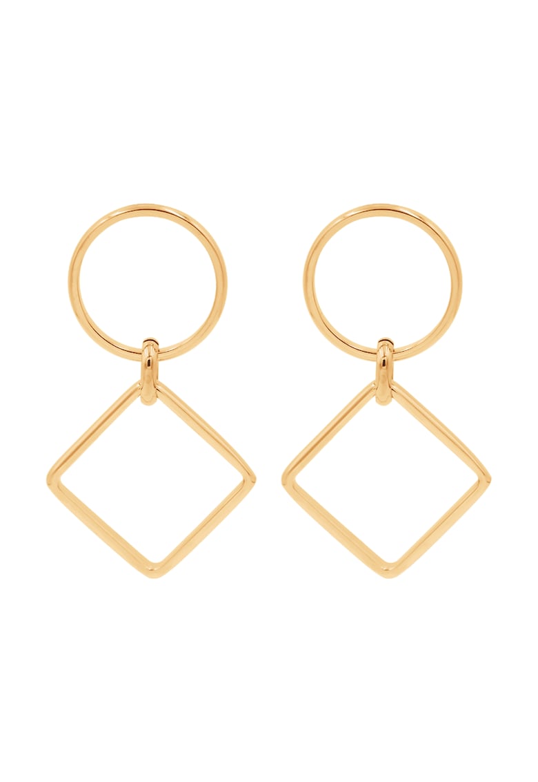 Cercei drop placati cu aur de 18K California