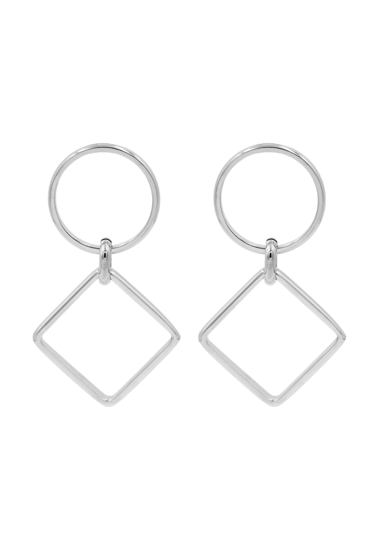 Cercei drop placati cu argint California