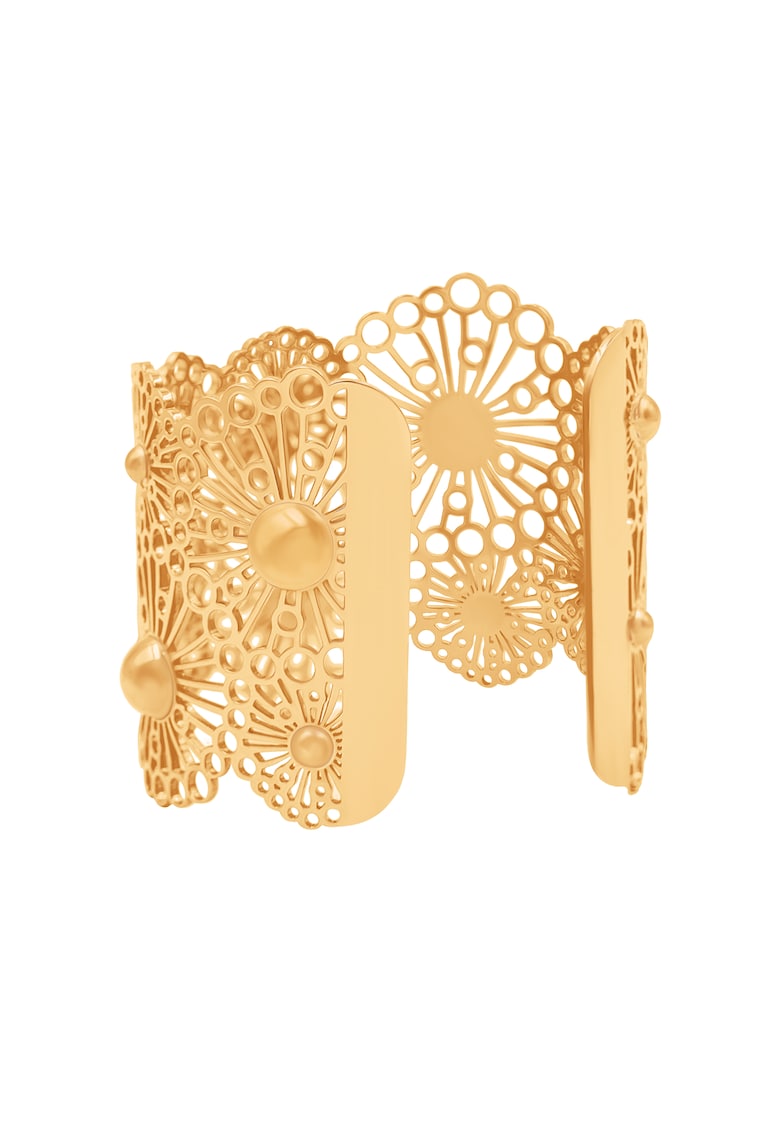 Bratara manseta placata cu aur Celebrate