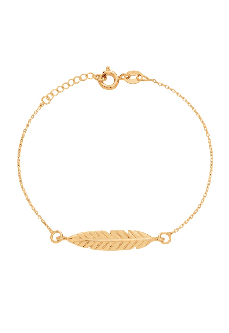 Bratara lant 16 cm placata cu aur de 18K