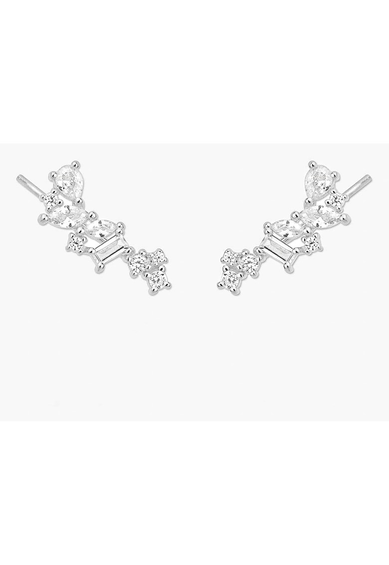 Cercei argint 925 placat cu rodiu - zirconiu - Constellation