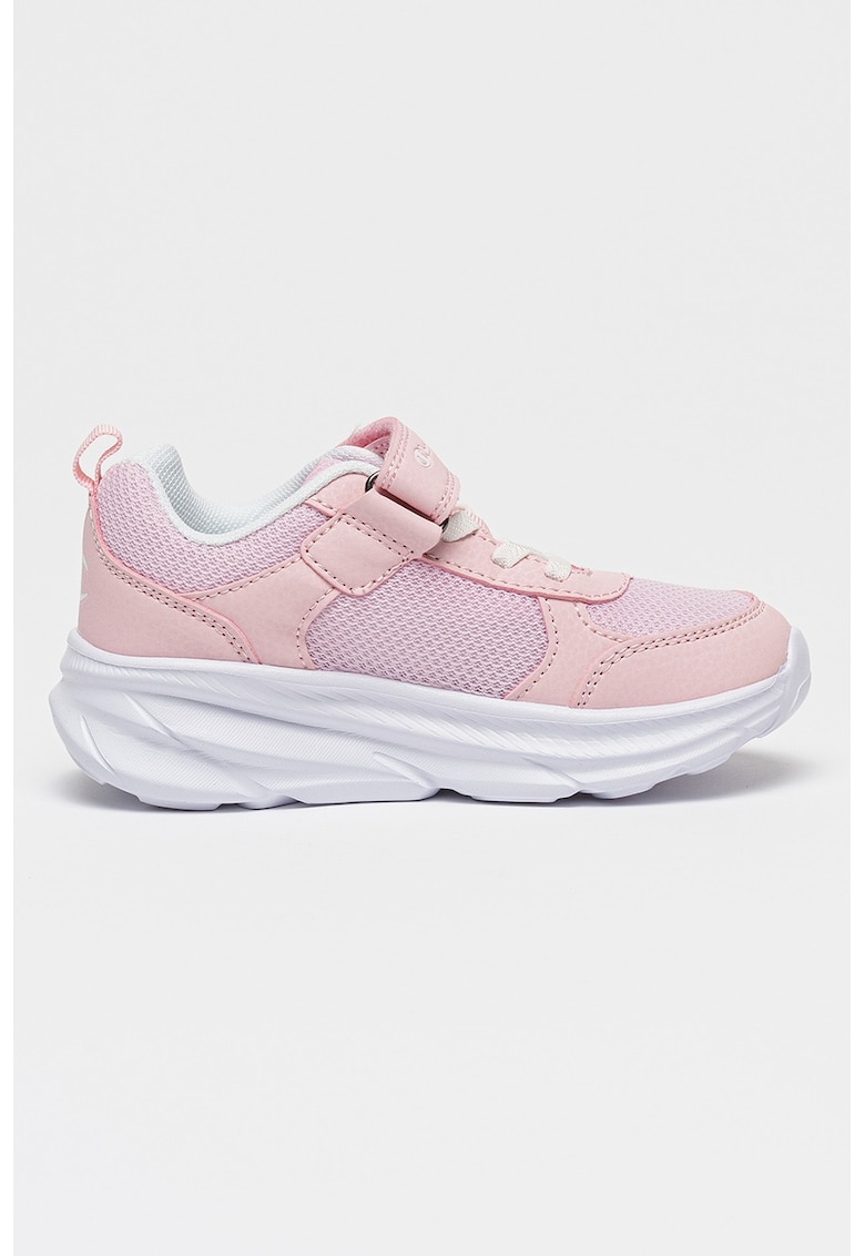 Pantofi sport Hero cu sireturi elastice - Roz bombon